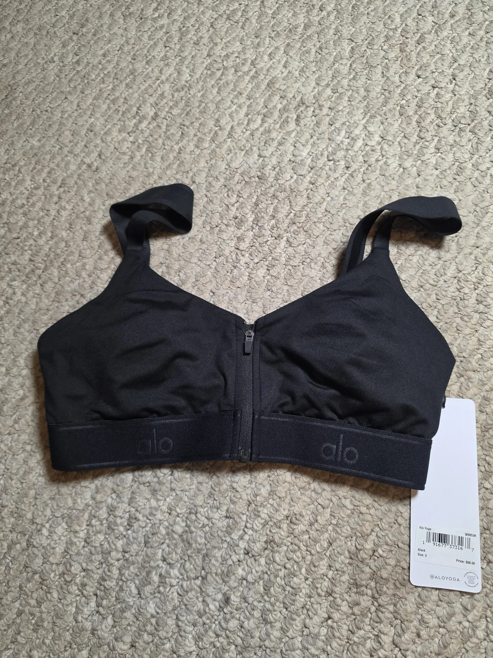 ALO Yoga Black Showcase Bra